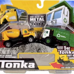 Tonka Combo-Pack Garbage-Truck + Cement-Mixer