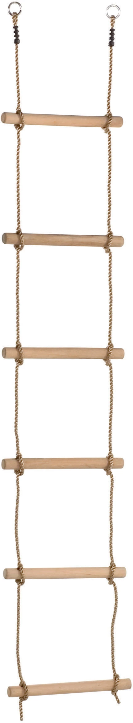 Touwladder 10 Sporten (PP-touwenset) – Schommelbalkhoogte 3,5 M. 1 Touwladder 10 Sporten (PP-touwenset) – Schommelbalkhoogte 3,5 M.