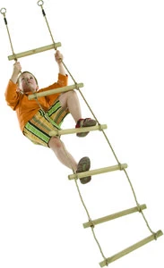 Touwladder 10 Sporten (PP-touwenset) – Schommelbalkhoogte 3,5 M. 4 Touwladder 10 Sporten (PP-touwenset) – Schommelbalkhoogte 3,5 M. - Afbeelding 4