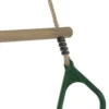 Houten Trapeze Met Kunststof Ringen (PH-touwenset) Groen