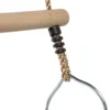 Houten Trapeze Met Metalen Ringen (PP-touwenset)