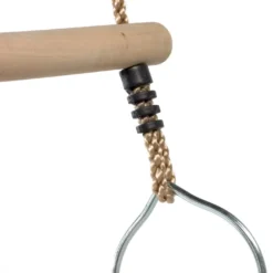 Houten Trapeze Met Metalen Ringen (PH-touwenset)
