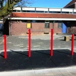 Duikelrek Staal Trio-uitvoering Turnrek Openbaar Gebruik