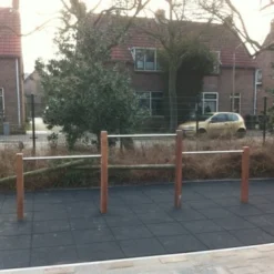 Professioneel Duikelrek Hardhout Trio-uitvoering OpenbaarGebruik -Goedkope Tuin Spellen Winkel trio duikelstang 1