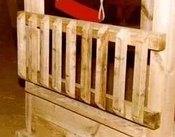 Speelkasteel Houten Speeltoestel Veiligheidshekje