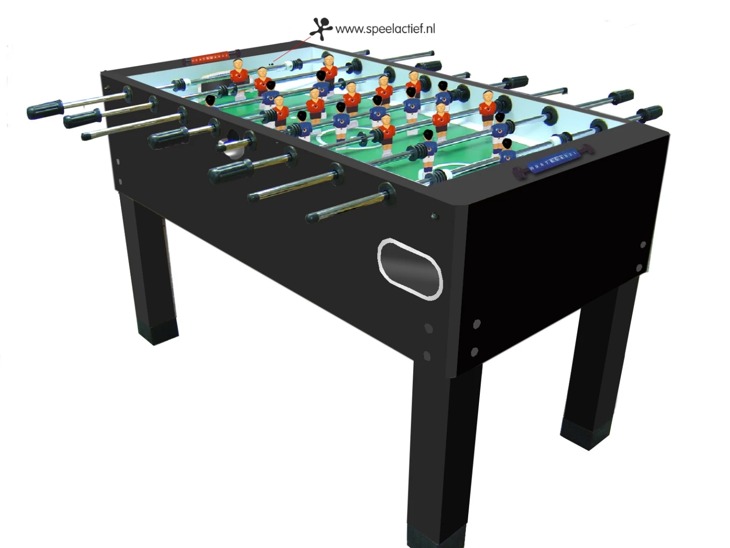 Active-Indoor Champion Voetbaltafel Black-Matt 1 Active-Indoor Champion Voetbaltafel Black-Matt