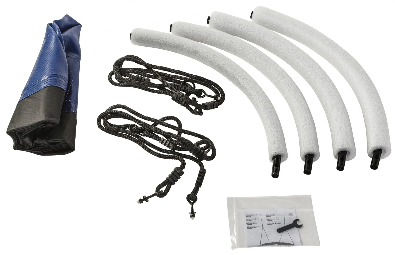 Vogelnest Schommel Swibee Blauw Multikid Schommel 6 Vogelnest Schommel Swibee Blauw Multikid Schommel - Afbeelding 6