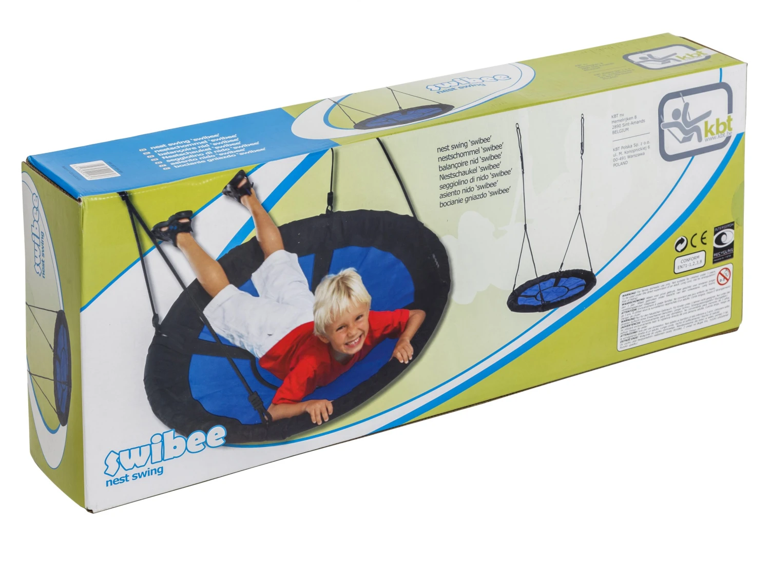 Vogelnest Schommel Swibee Blauw Multikid Schommel 7 Vogelnest Schommel Swibee Blauw Multikid Schommel - Afbeelding 7