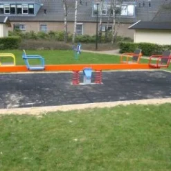 Stalen Wip Voor 4 Pers Professioneel Openbaar Gebruik