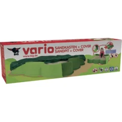 BIG Zandbak Vario Incl. Afdekzeil Kunststof Zandbak -Goedkope Tuin Spellen Winkel zandbak big vario met afdekzeil 3