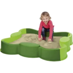 BIG Zandbak Vario Incl. Afdekzeil Kunststof Zandbak -Goedkope Tuin Spellen Winkel zandbak big vario met afdekzeil 5