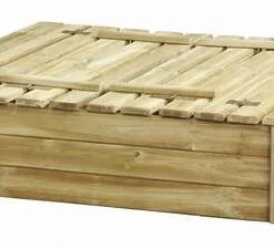 Houten Zandbak Met Bankjes (overjarig) -Goedkope Tuin Spellen Winkel zandbak met bankjes 1