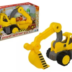 BIG Power Worker Midi Bagger Wiellaadkraaan Graafmachine -Goedkope Tuin Spellen Winkel zandbakauto big power worker bagger big 56835 1