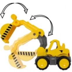 BIG Power Worker Midi Bagger Wiellaadkraaan Graafmachine -Goedkope Tuin Spellen Winkel zandbakauto big power worker bagger big 56835