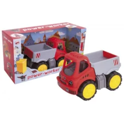 BIG Power Worker Midi Transporter Vrachtauto Zandbakauto -Goedkope Tuin Spellen Winkel zandbakauto big power worker brandweerwagen big 56821 1 1