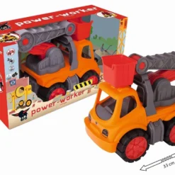 BIG Power Worker Midi Hoogwerker Zandbakauto -Goedkope Tuin Spellen Winkel zandbakauto big power worker service kraan big 55818 1 1