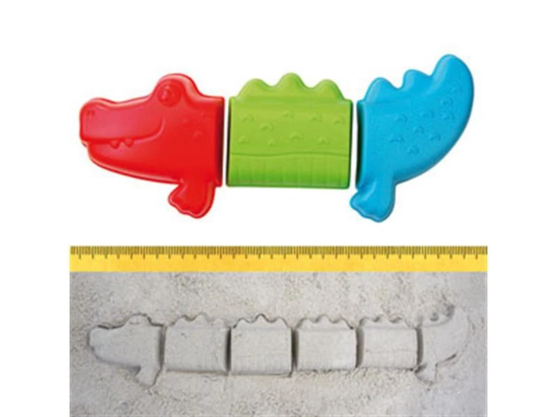 Zandbakvormpjes Krokodil Fashion β Oneindige Diervriendjes Spielstabil 4 Zandbakvormpjes Krokodil Fashion β Oneindige Diervriendjes Spielstabil - Afbeelding 4